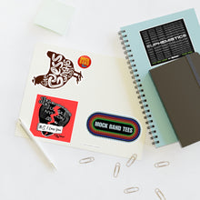Load image into Gallery viewer, Mock Band Sticker Sheet - Vol. 7