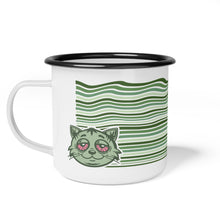Load image into Gallery viewer, LIL GREEN BUDS - "Fatty" the Cat - Camping Mug