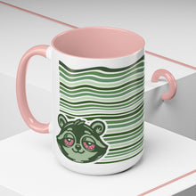 Load image into Gallery viewer, LIL GREEN BUDS - "Spliff" the Raccoon - Accent Mug