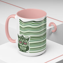Load image into Gallery viewer, LIL GREEN BUDS - "Kush" the Owl - Accent Mug