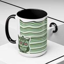 Load image into Gallery viewer, LIL GREEN BUDS - "Kush" the Owl - Accent Mug