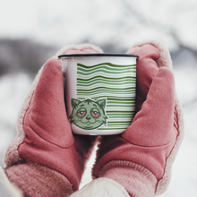 Load image into Gallery viewer, LIL GREEN BUDS - "Fatty" the Cat - Camping Mug