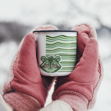 Load image into Gallery viewer, LIL GREEN BUDS - "Spliff" the Raccoon - Camping Mug