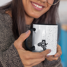 Load image into Gallery viewer, SPECKLES - Dirtbike Kitty - Accent Mug