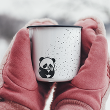 Load image into Gallery viewer, SPECKLES - Sneezing Panda - Camping Mug