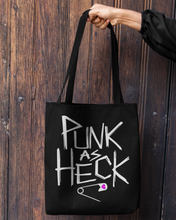 Load image into Gallery viewer, PUNK AS HECK - Open Safety Pin - Tote Bag