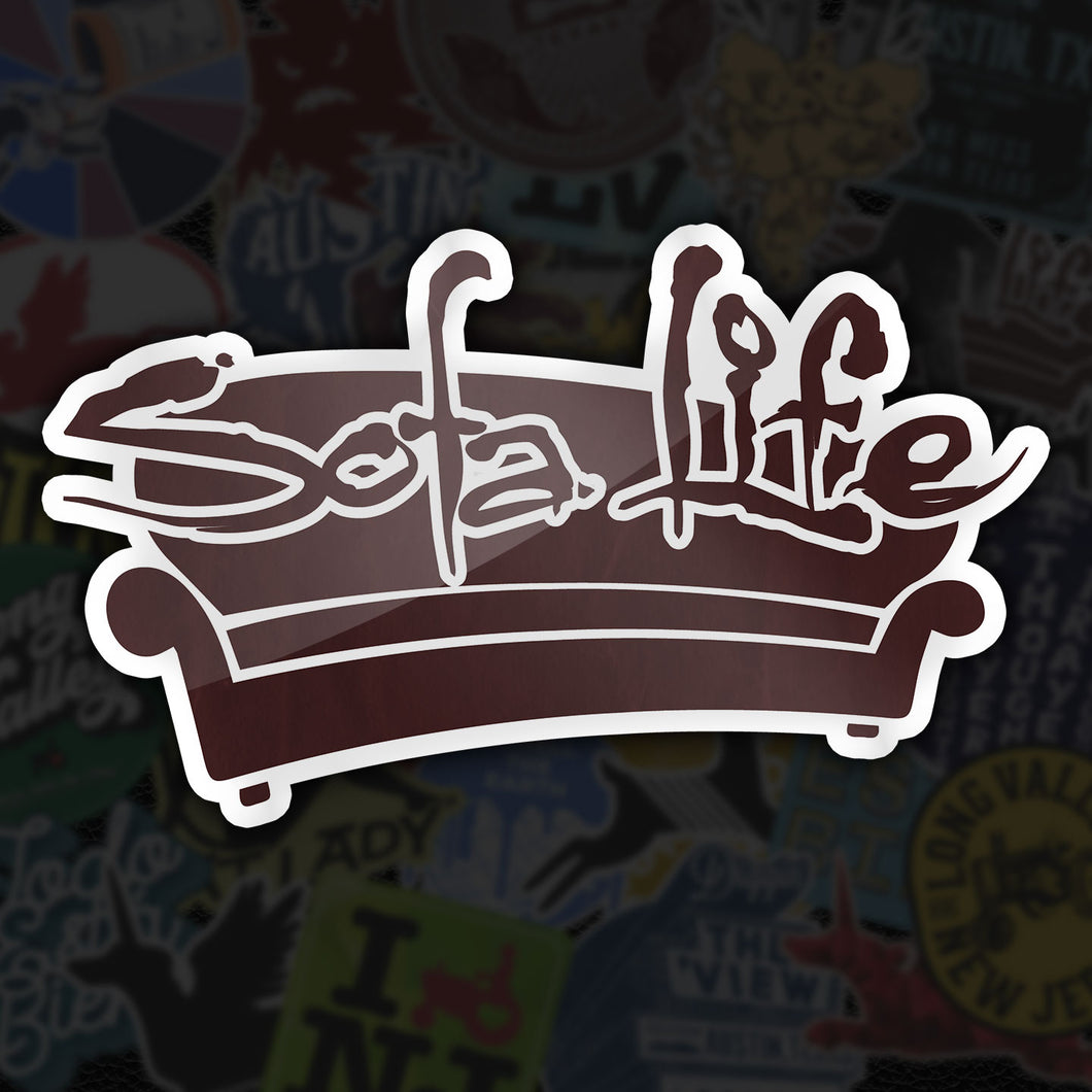 Sofa Sticker SOFA LIFE - Couch - Sticker – Syrup Graphics